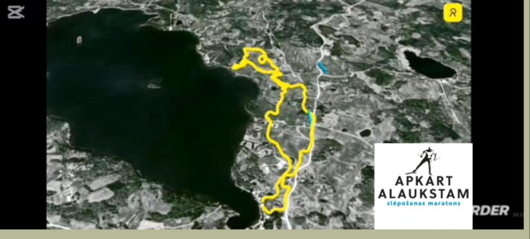 7.8KM VESELĪBAS slēpojuma karte